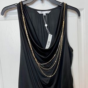 Fabulous Trina Turk Vanda Draped Neckline Tank, NWT, Size Small